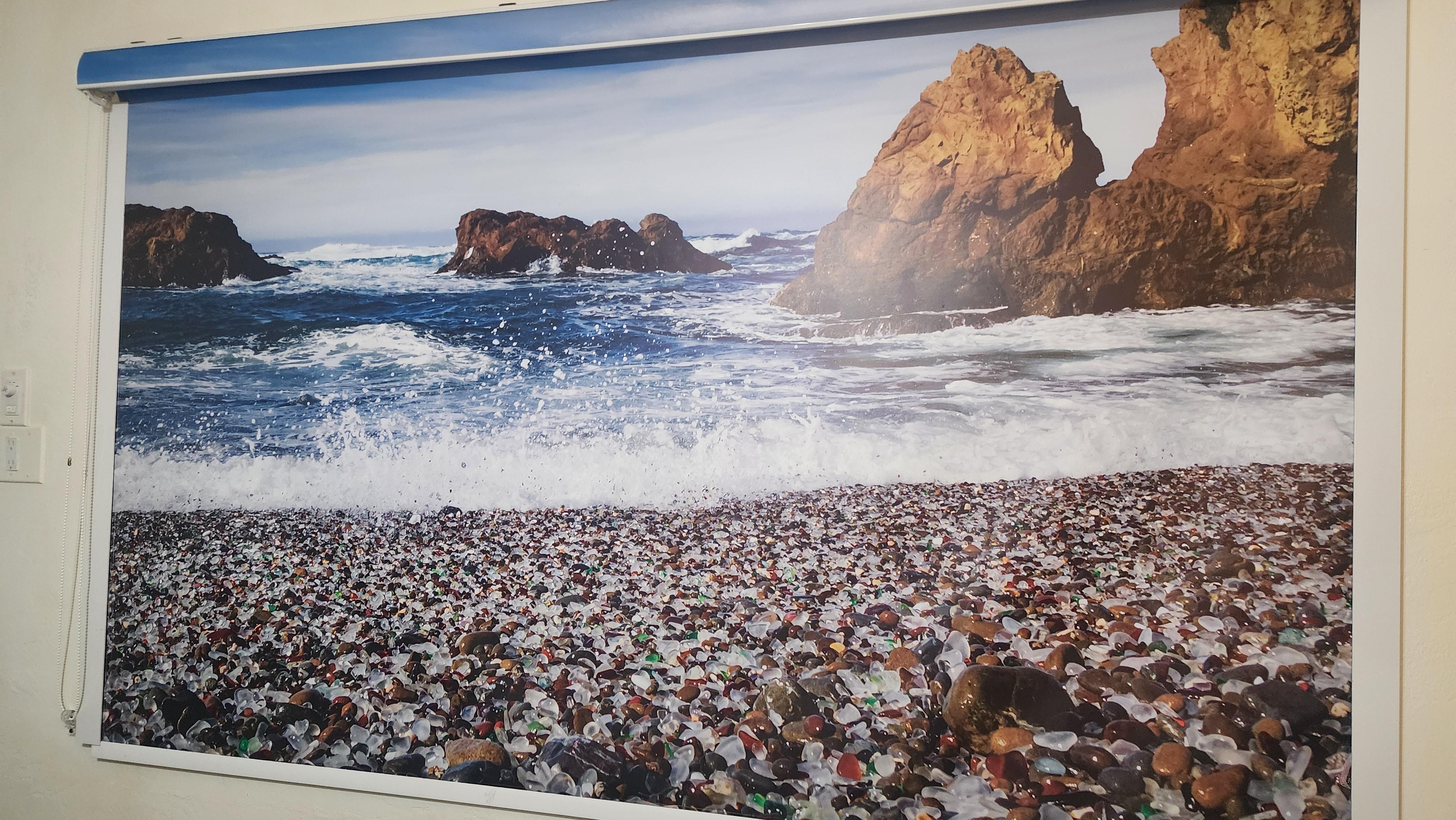 Every room comes with a different local view on the window shades