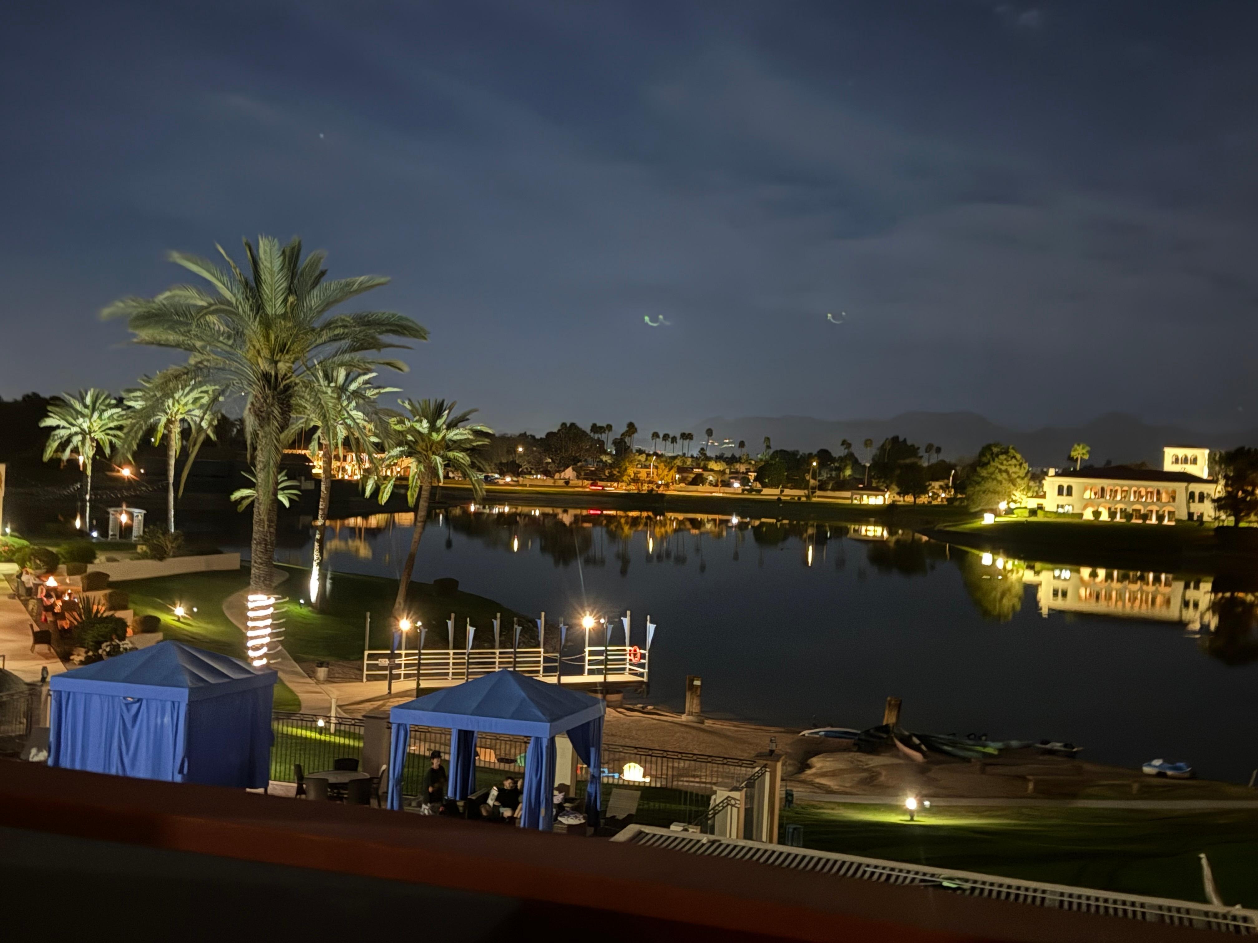 Evening View from our room