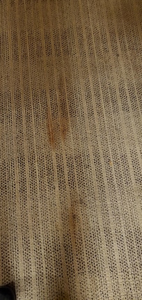 Possibly a blood stain