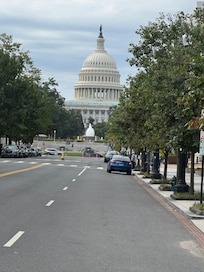 View of the Capital from in front of the hotel.