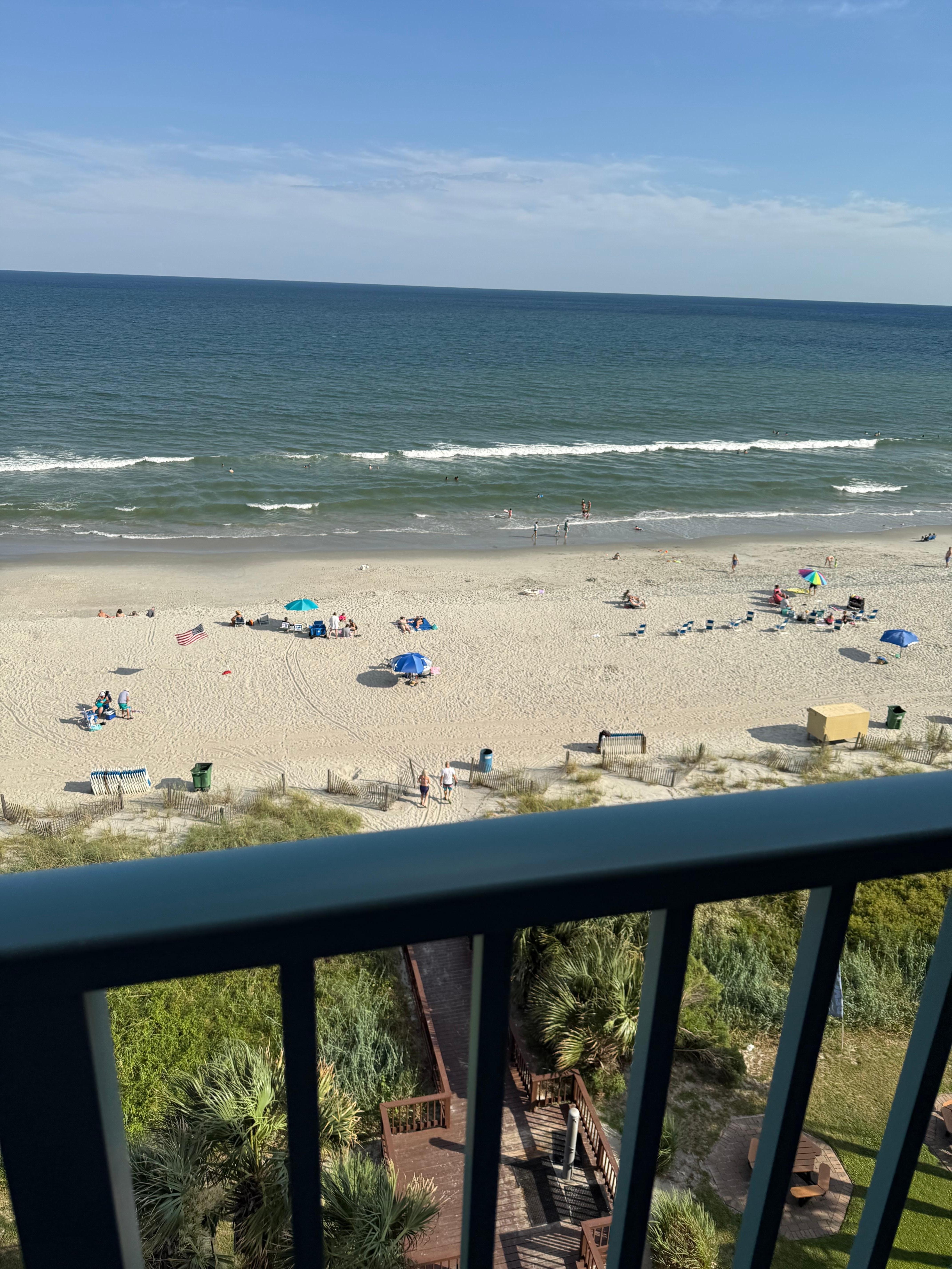 View from the balcony 