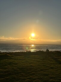 Sunset view from our patio!