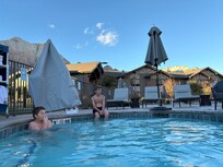 Hot tub when it was working