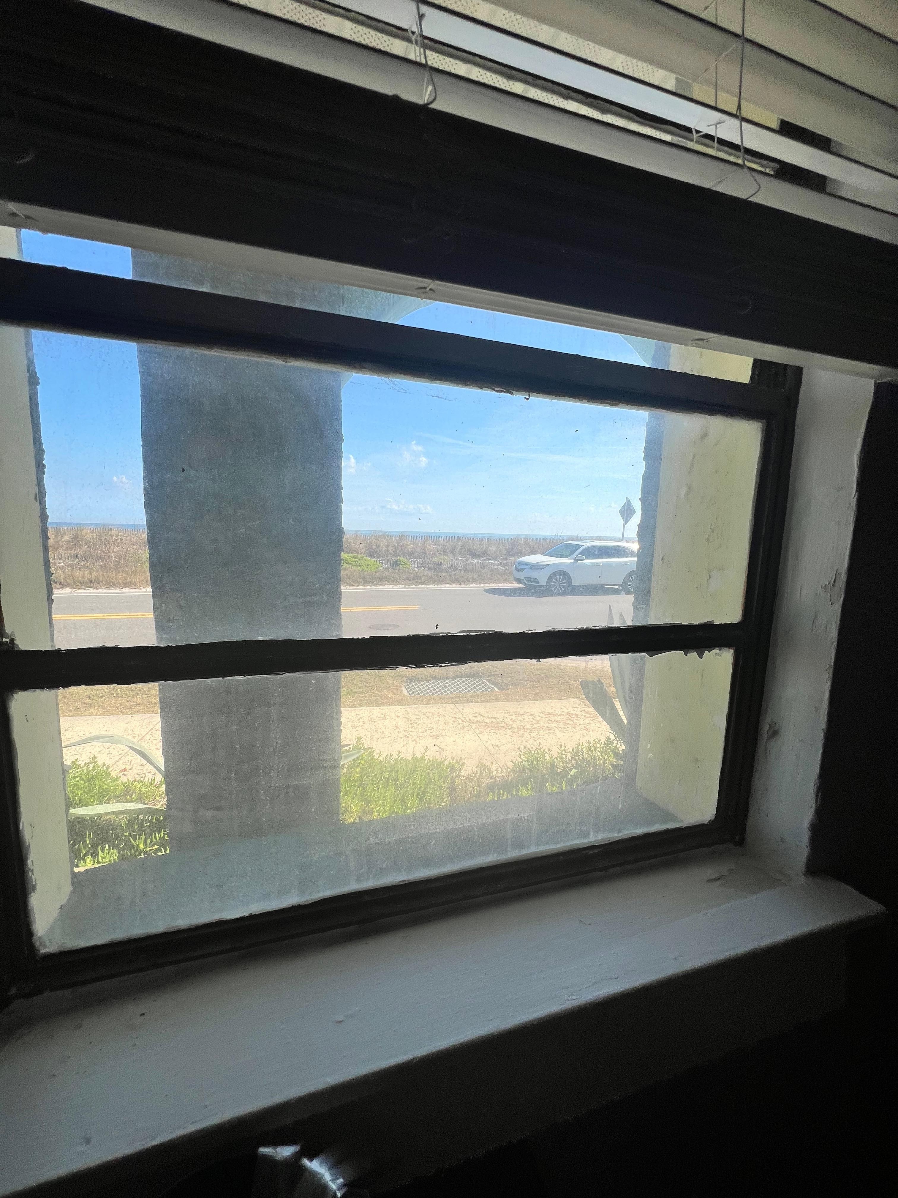 Ocean view from inside 