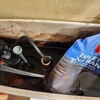 IN TOILET TOP , DANGEROUS