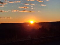 Beautiful sunset from Winslow Hill.