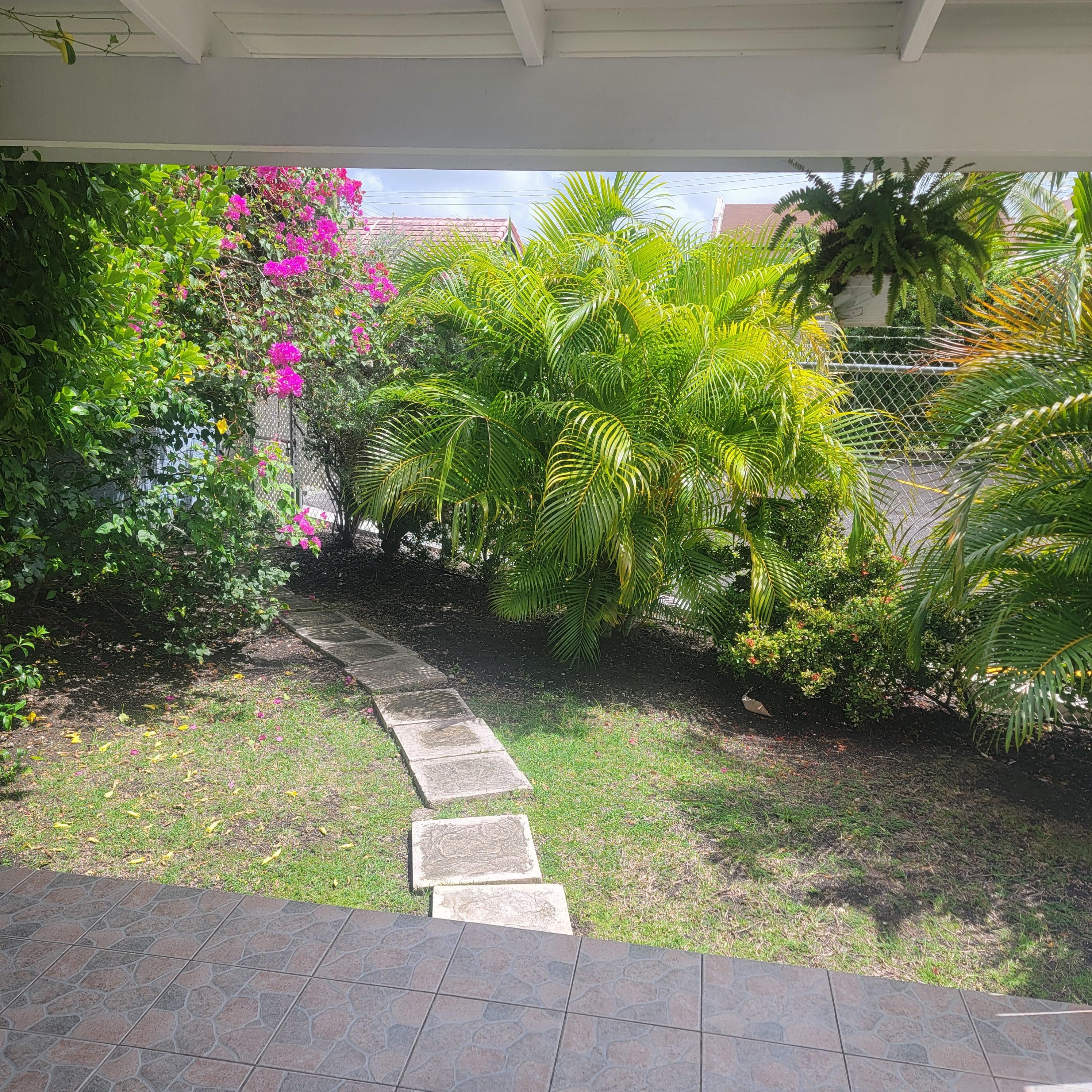 The front porch view