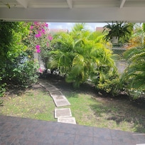The front porch view