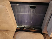sofa couch with no mattress and no support underneath