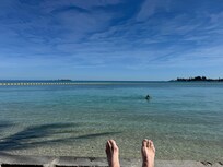 From the beach