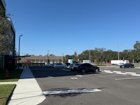 Rooms just feet away from very busy highway. Impossible to sleep.