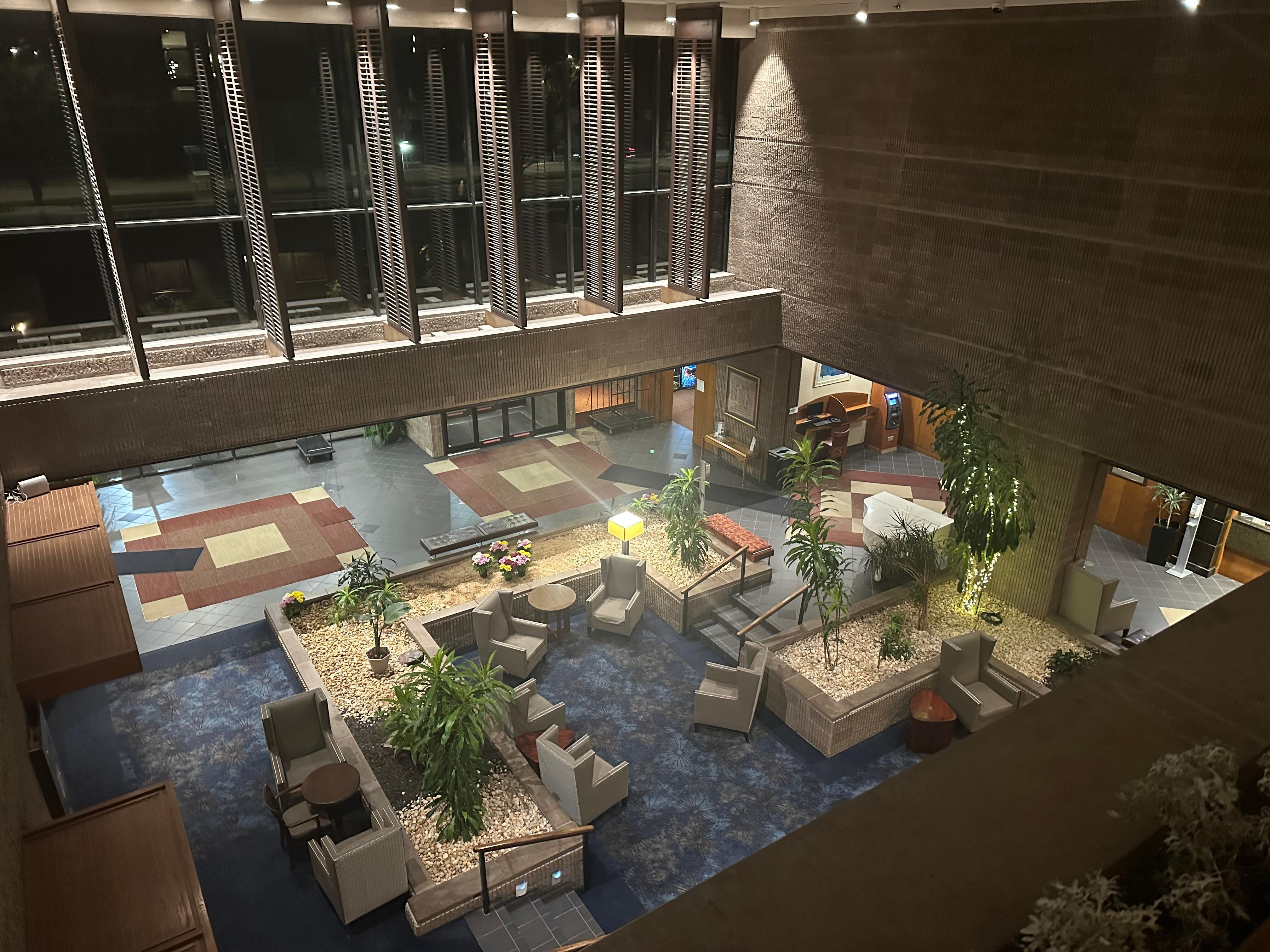 This lobby was so beautiful and relaxing after a long day of meetings!!