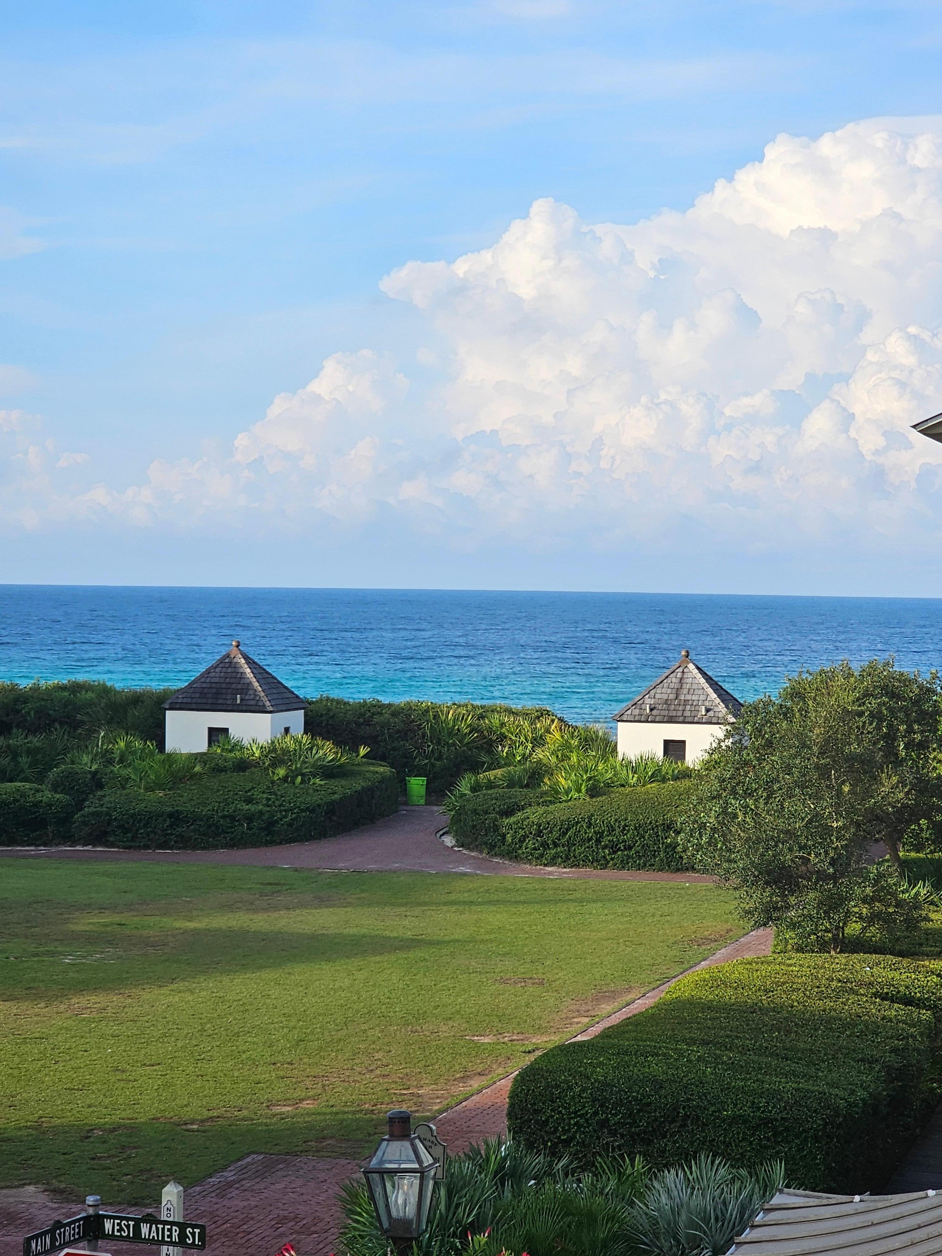 View of the Green from the front porch, incredible!
