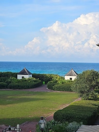 View of the Green from the front porch, incredible!