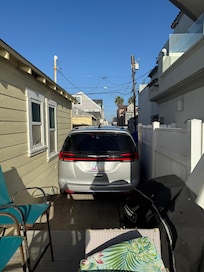 My minivan fit very snuggly. We had to back in and get out of the passenger side door 😆