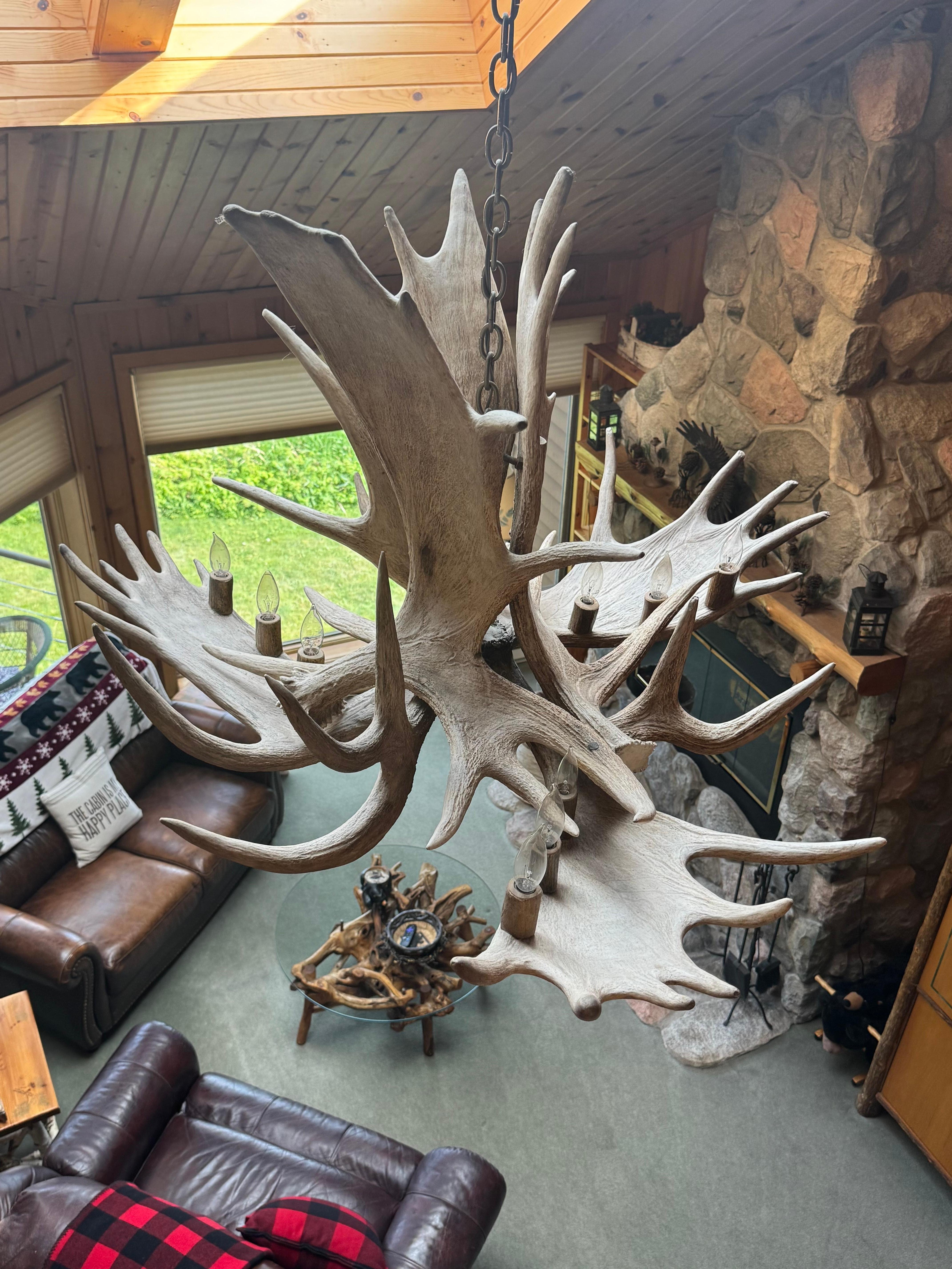 Looking down from upstairs 