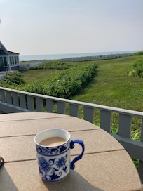 Morning coffee with a beautiful view!