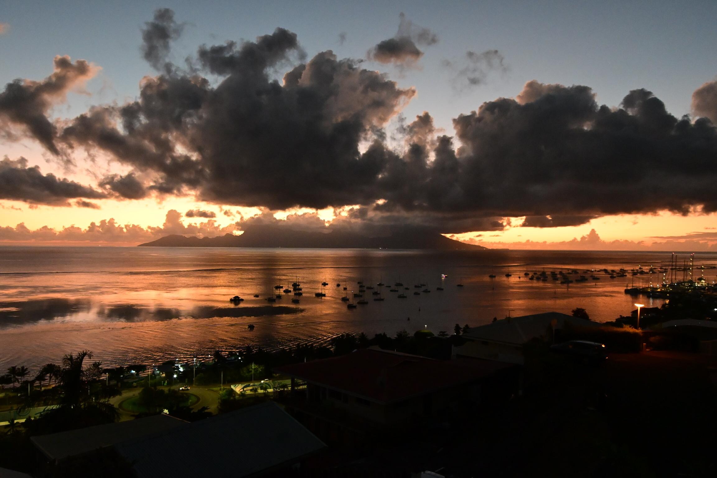 Sunset from back deck