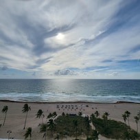 View from our 8th floor balcony