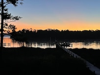 Sunset over Broad Creek