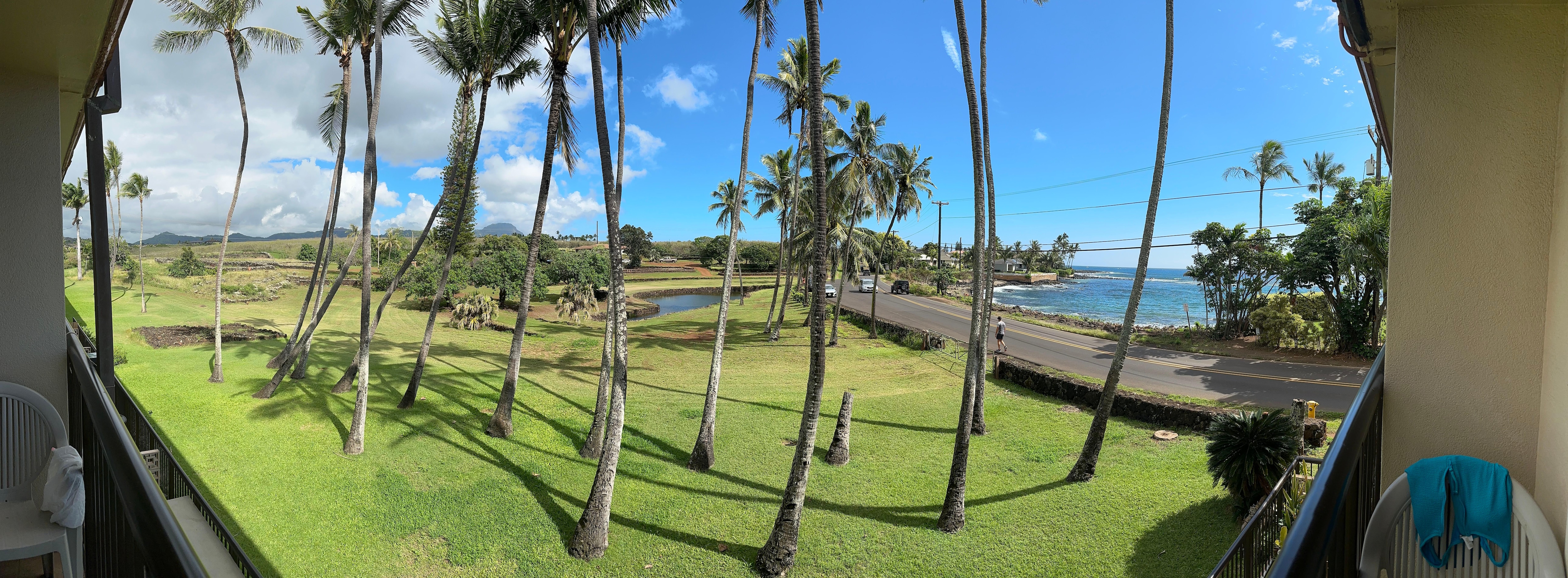 Panoramic view from lanai