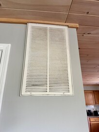 Vent very filthy