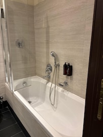 Both rain and hand showers.