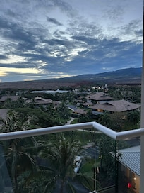 View from one side of our balcony.