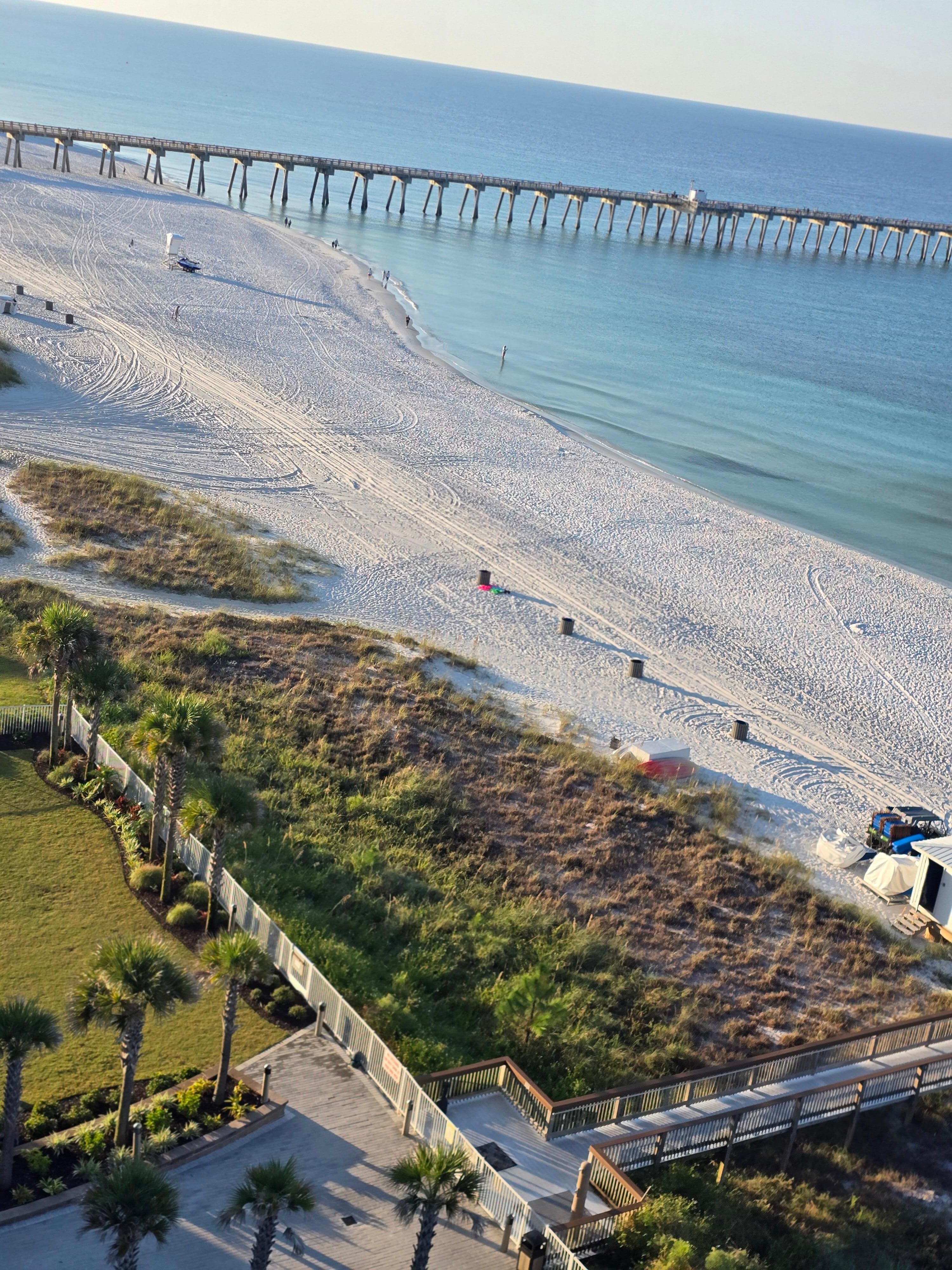 Balcony view beach