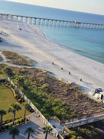 Balcony view beach