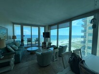 The view of this corner condo is breathtaking!