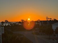 Beautiful sunrise (from balcony)