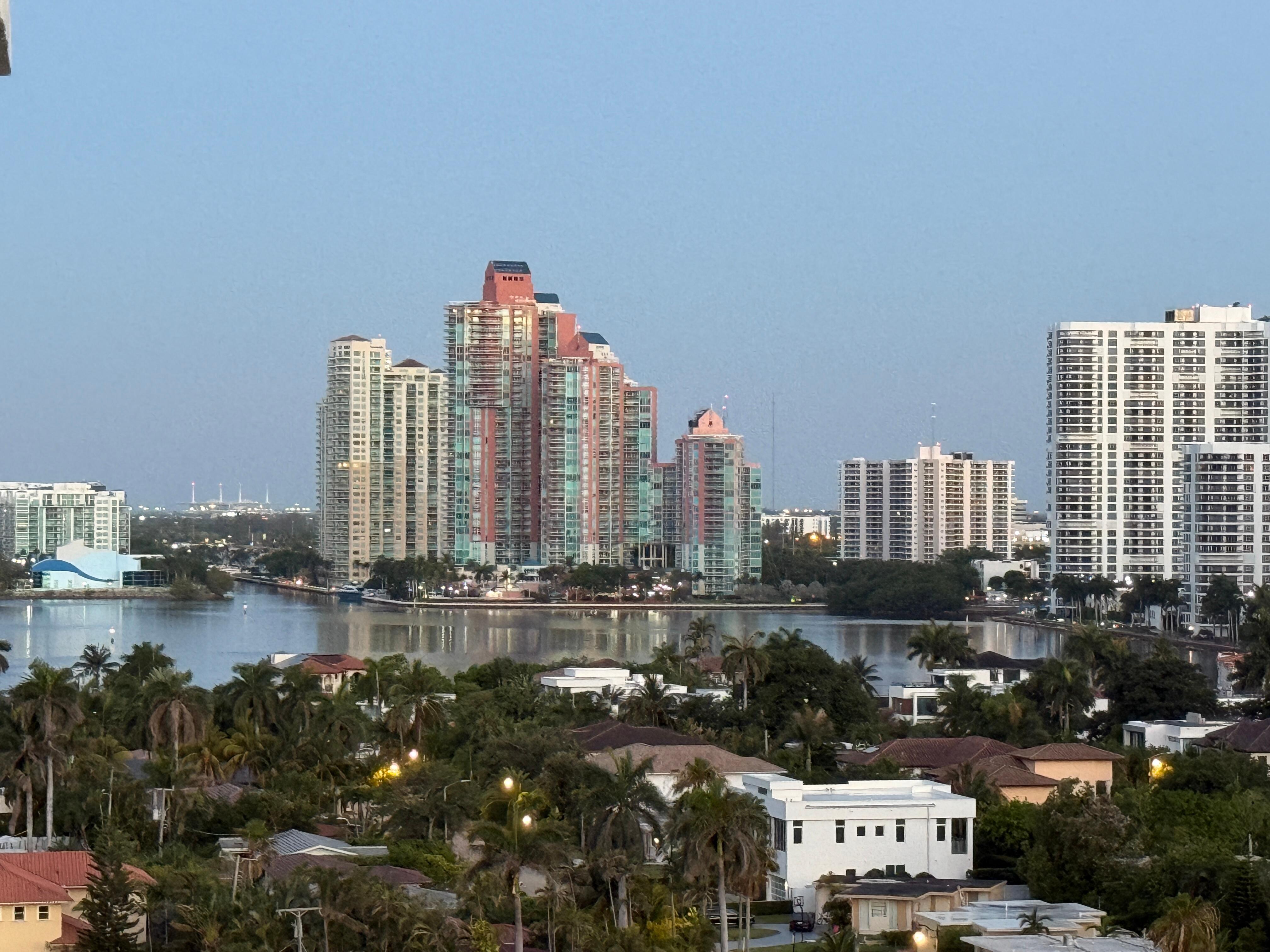 Picture of bay from balcony. 
