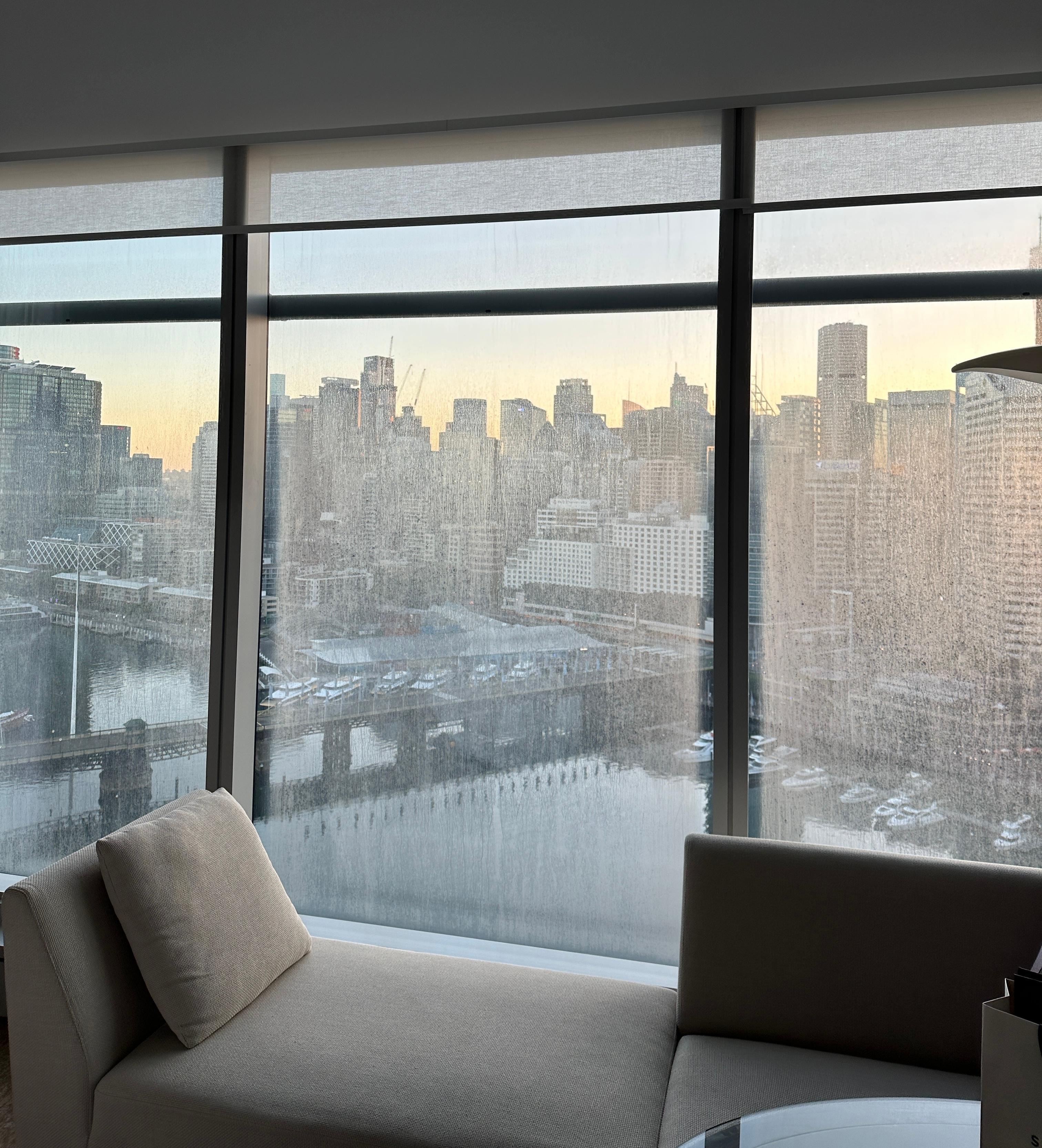 The dirt on the window outside is already baked in, obviously having been neglected for a LONG time.