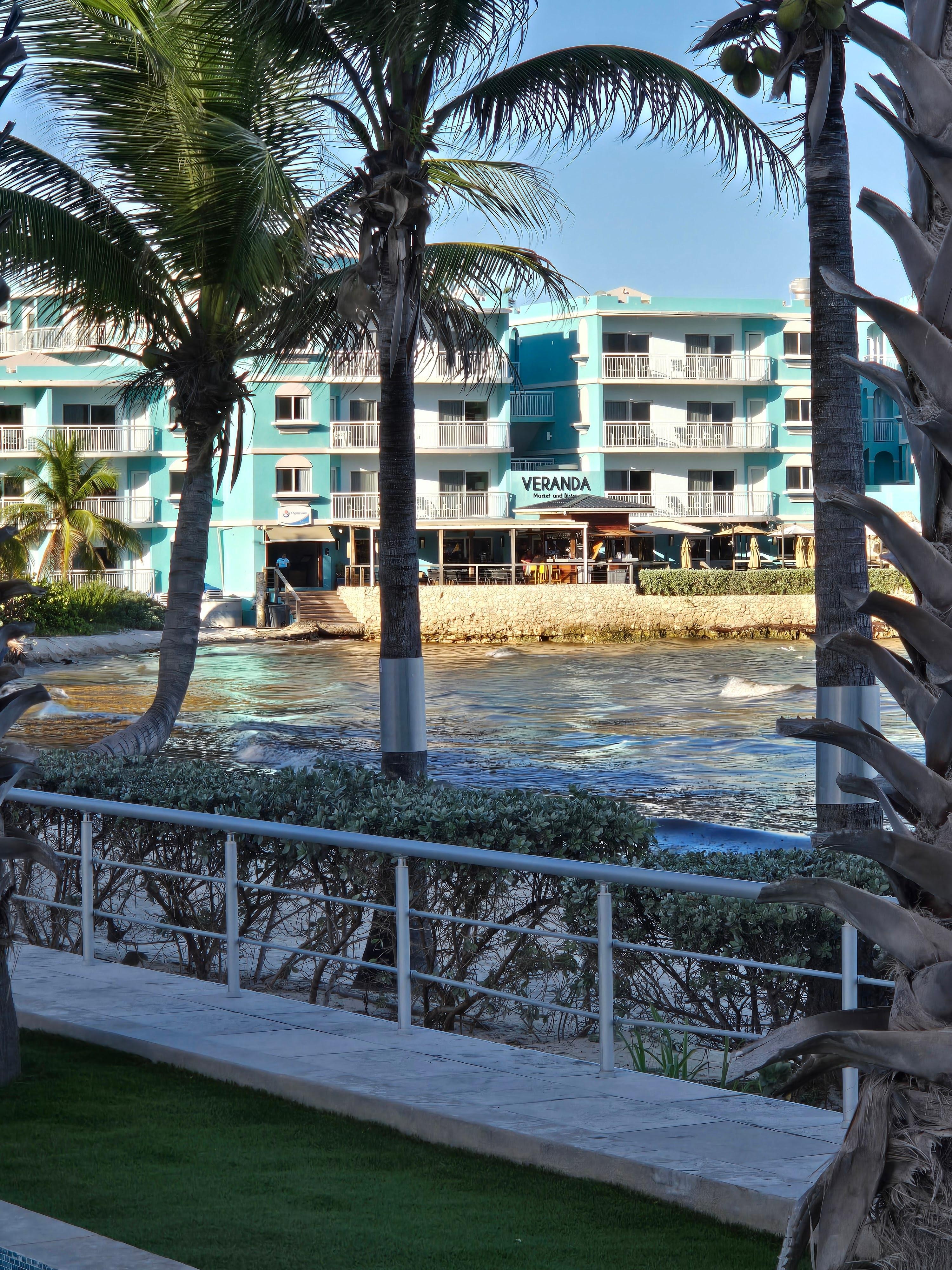 Beach club with 2 great restaurants and pool. 