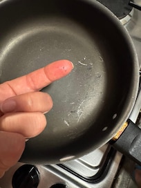 Filthy pans. I couldn’t use it