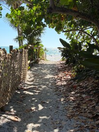 Beautiful path to the beach