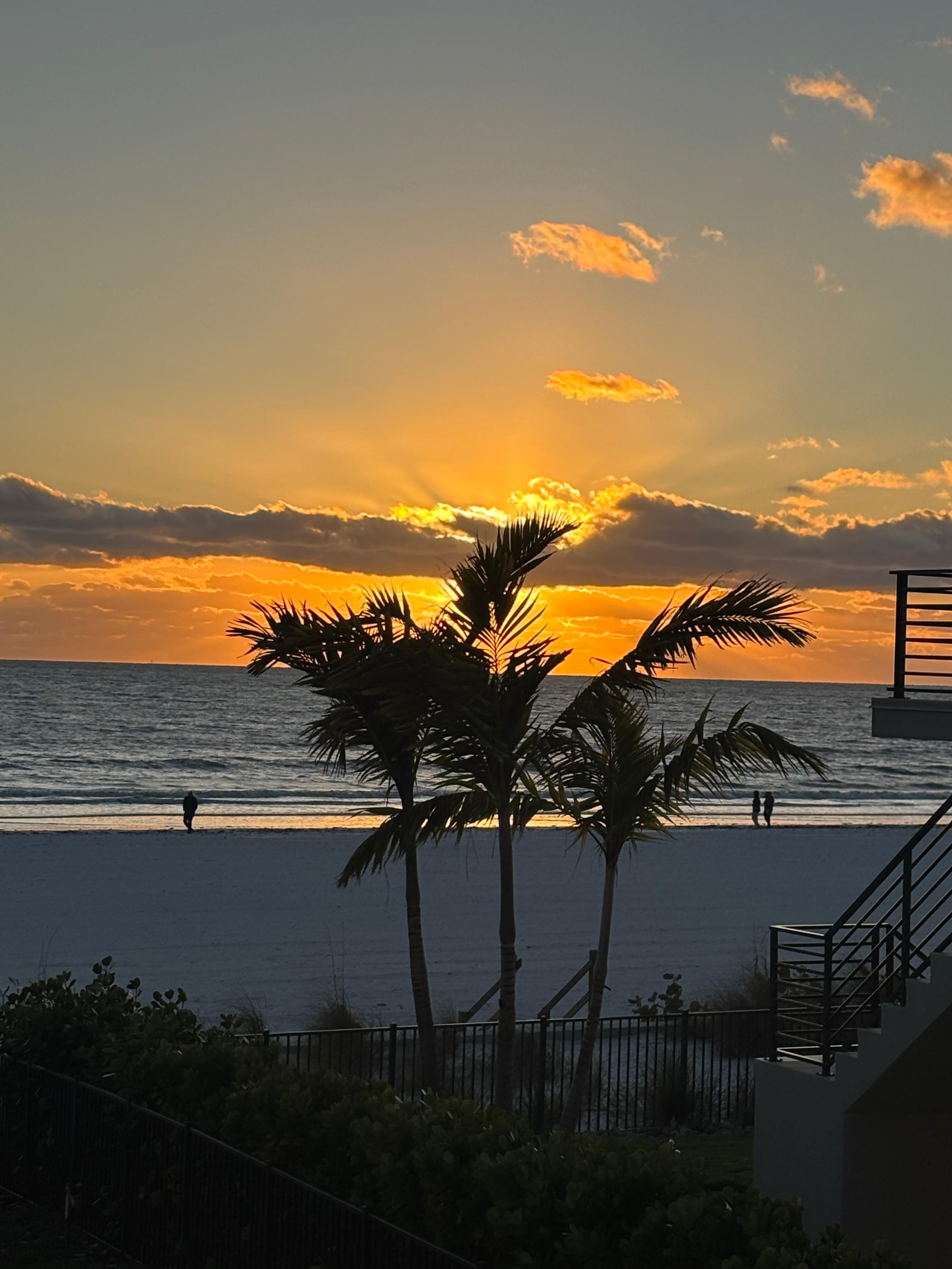 The gorgeous sunsets