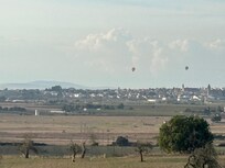 Blick vom Balkon nach Petra
