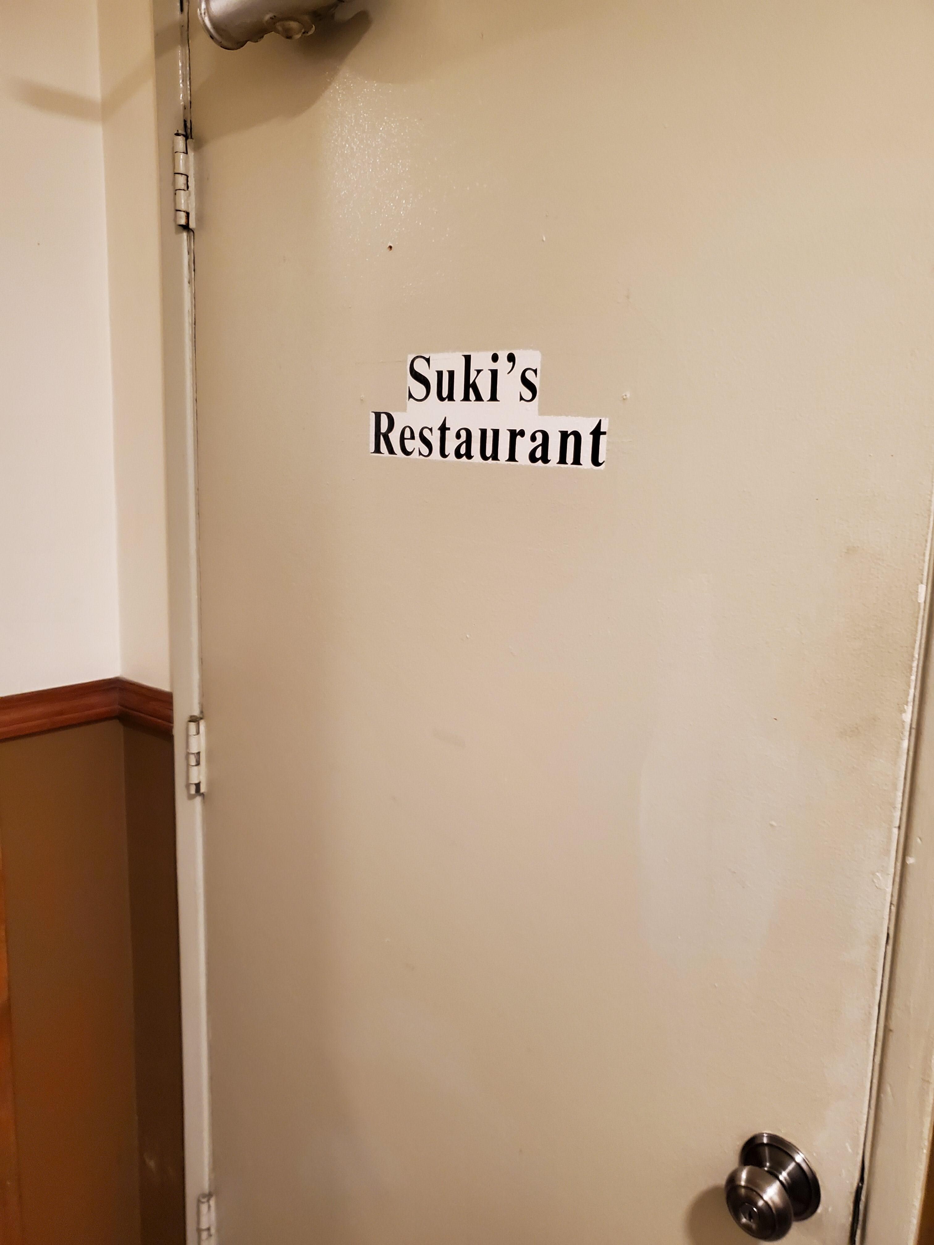 "Secret speakeasy" entrance to pub on property.
