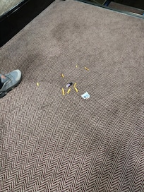 Disgusting rubbish left at top of stairs from 4pm check in until 9:30am