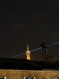 We was on third floor and we could see the Eiffel Tower