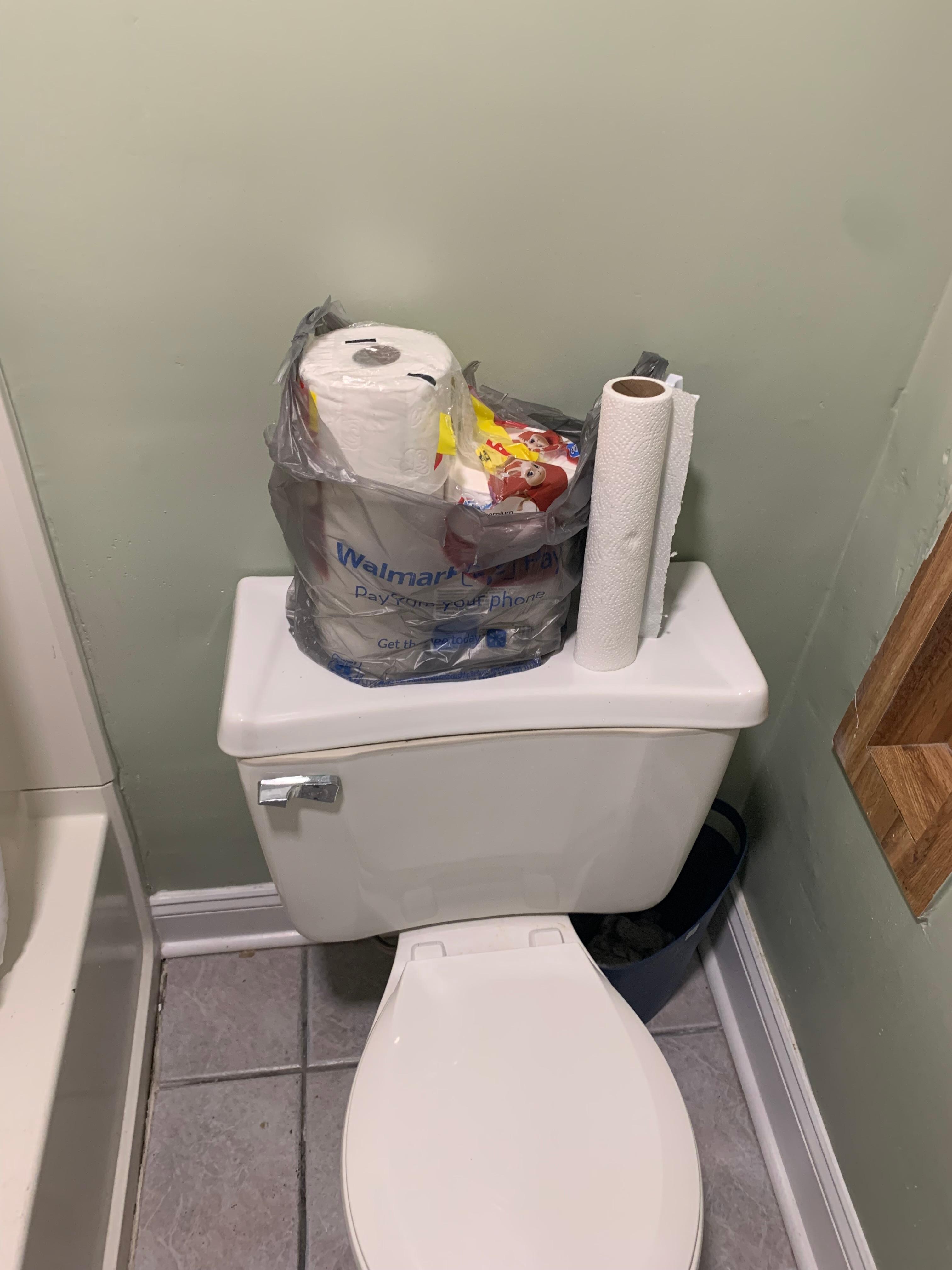 We had to buy our own toilet paper.