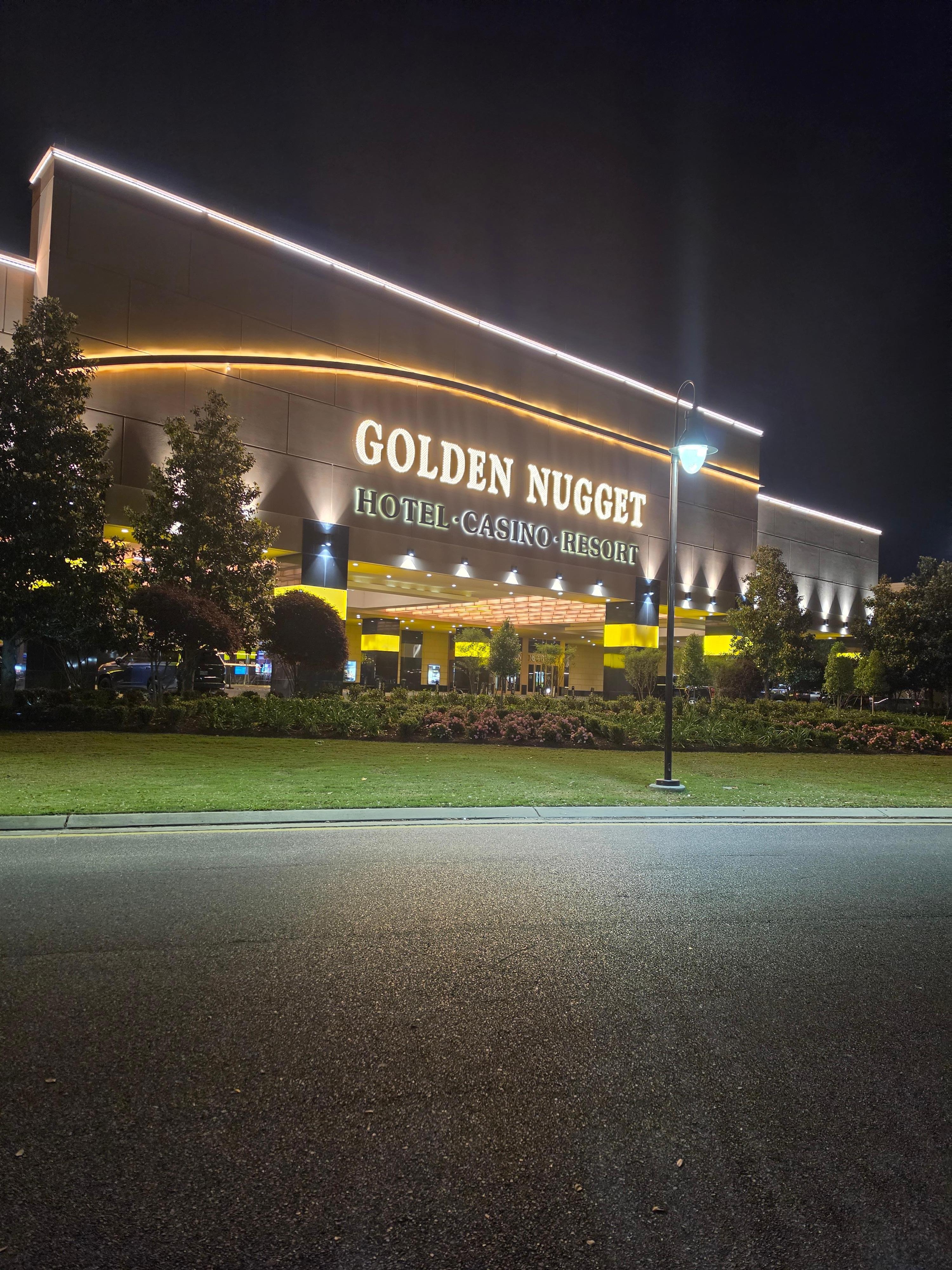 Front of the casino entrance 