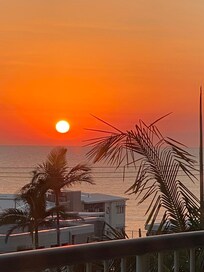 Sunrises viewed from the balcony are spectacular
