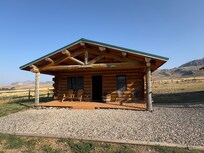 One of eight cabins at the ranch