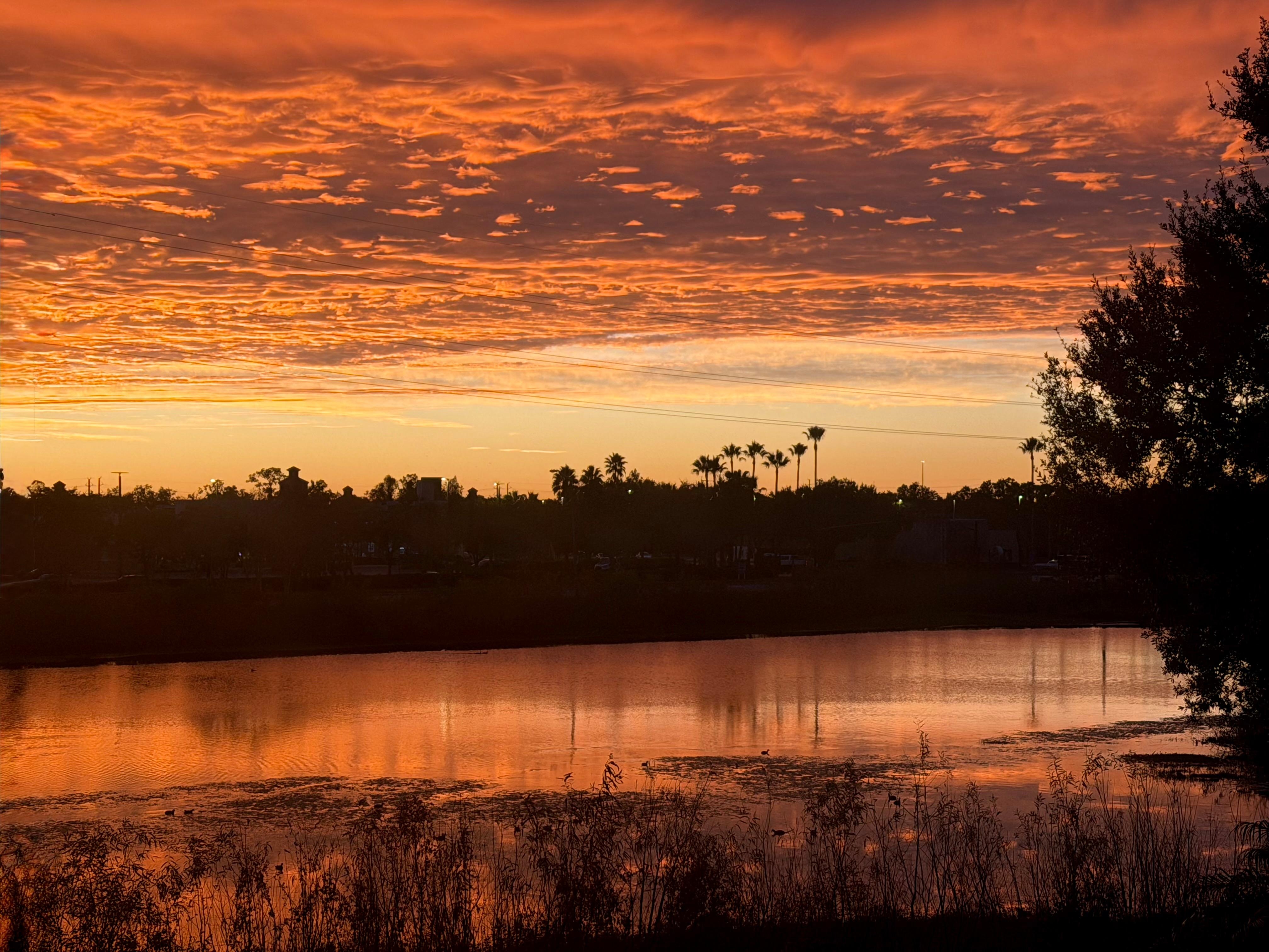 view from our hotel room at 7am