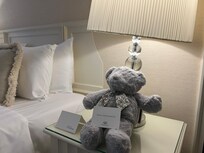 楽しみにしていたテディベアもベットルーム毎で待ってくれています。