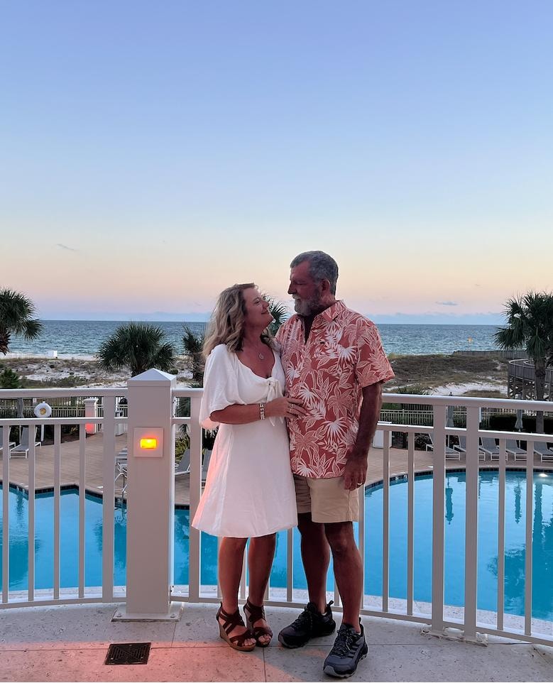 Had a wonderful night celebrating our wedding anniversary and hubby’s birthday at the Coast Restaurant right next door to our building, the Catalina!  