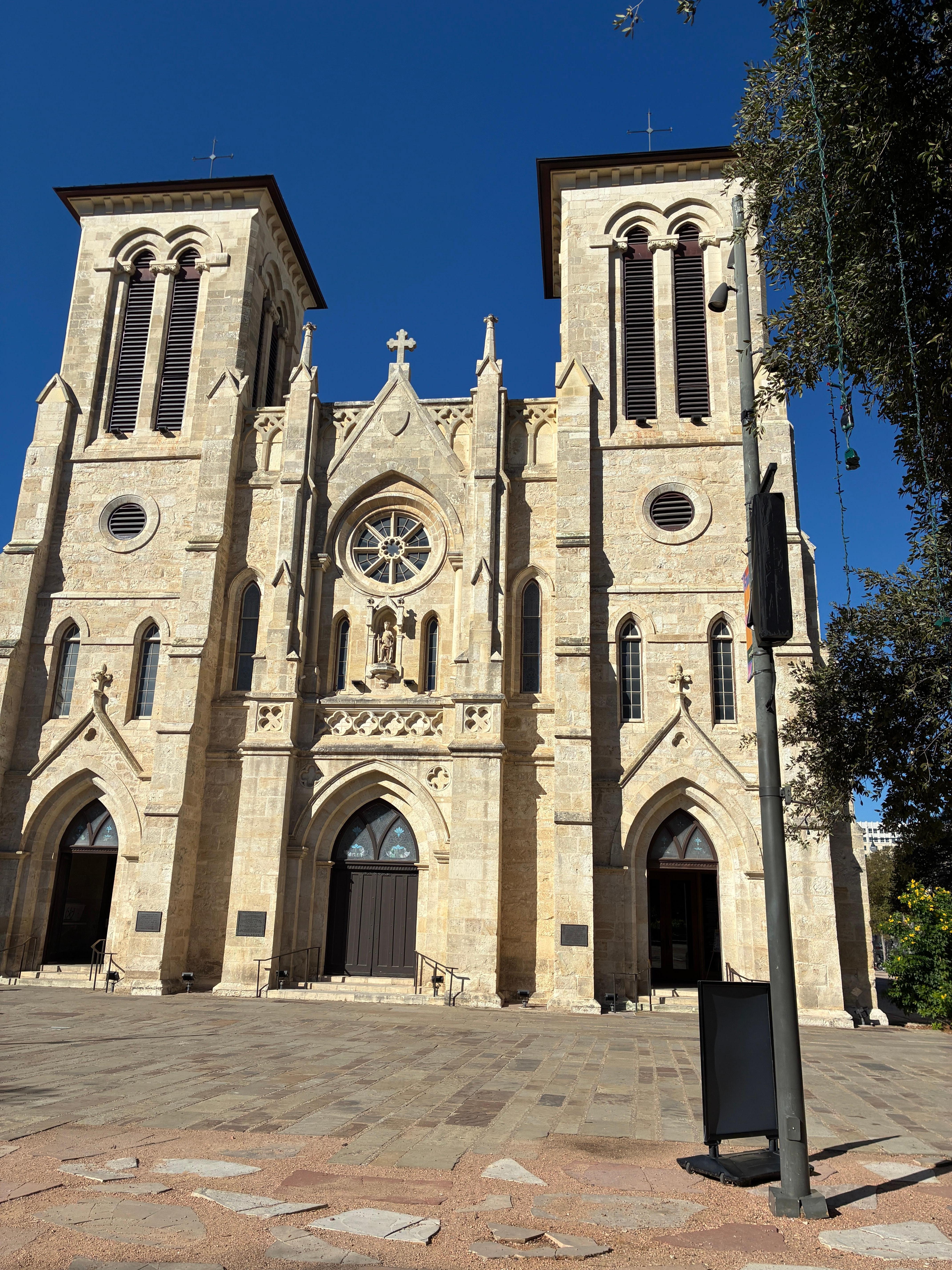 Near by San Fernando Cathedral a ten minute walk 